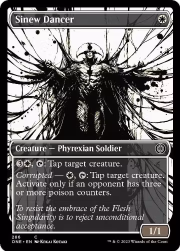 Sinew Dancer (Showcase) (286), Phyrexia: All Will Be One — Magic card price