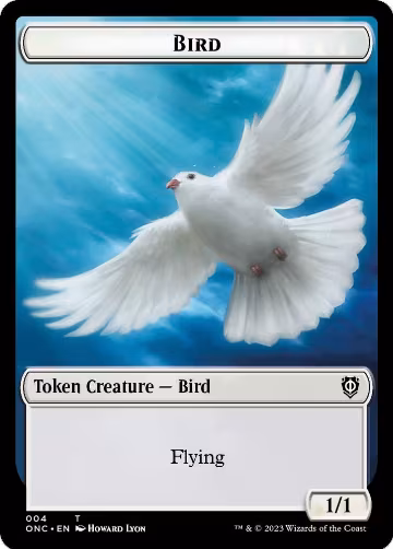 Bird // Cat Double-Sided Token (4 // 1), Commander: Phyrexia: All Will Be One — Magic card price
