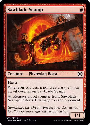 Sawblade Scamp (147), Phyrexia: All Will Be One — Magic card price