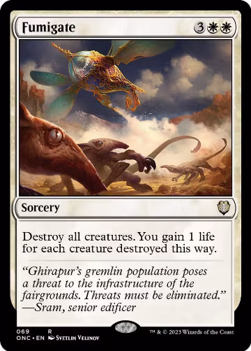 Fumigate (69), Commander: Phyrexia: All Will Be One — Magic card price