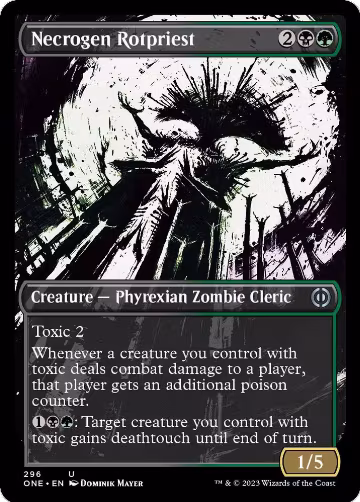 Necrogen Rotpriest (Showcase) (296), Phyrexia: All Will Be One — Magic card price