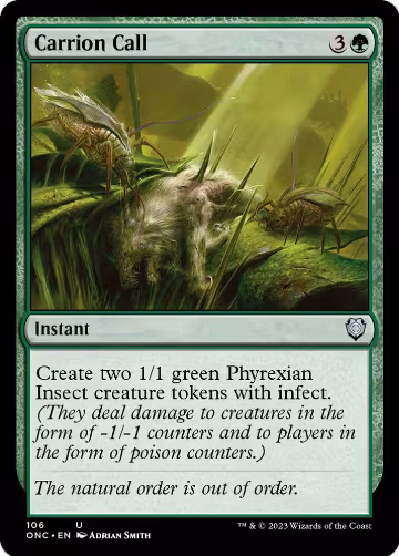 Carrion Call (106), Commander: Phyrexia: All Will Be One — Magic card price