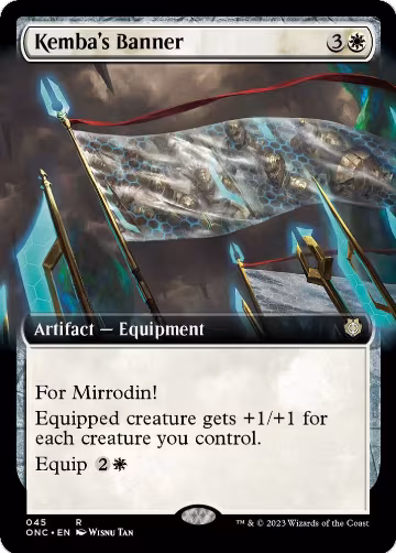 Kemba's Banner (Extended Art) (45), Commander: Phyrexia: All Will Be One — Magic card price