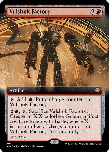 Vulshok Factory (Extended Art) (54), Commander: Phyrexia: All Will Be One — Magic card price