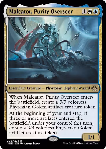 Malcator, Purity Overseer (208), Phyrexia: All Will Be One — Magic card price