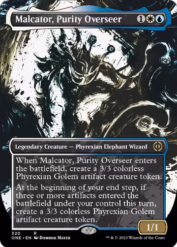 Malcator, Purity Overseer (Showcase) (320), Phyrexia: All Will Be One — Magic card price