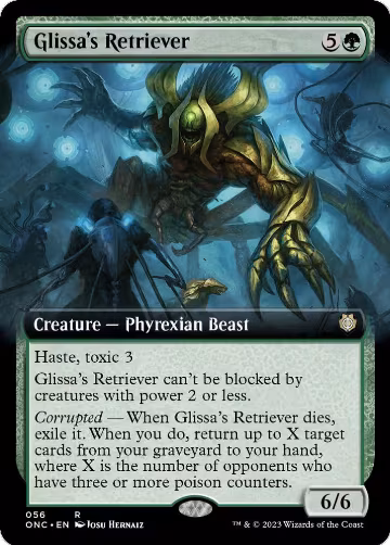 Glissa's Retriever (Extended Art) (56), Commander: Phyrexia: All Will Be One — Magic card price
