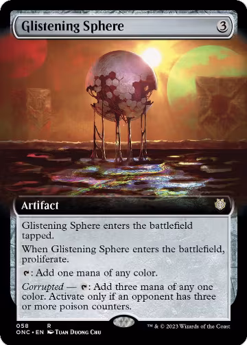 Glistening Sphere (Extended Art) (58) — card price
