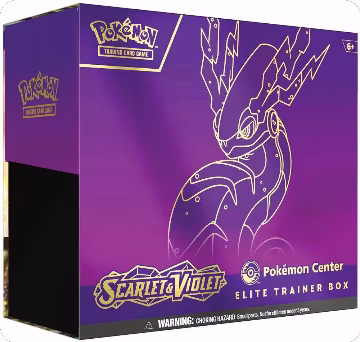 Scarlet & Violet Pokemon Center Elite Trainer Box (Exclusive) [Miraidon], Scarlet & Violet Base Set — Pokémon sealed product price
