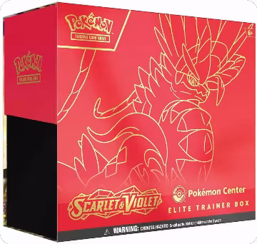 Scarlet & Violet Pokemon Center Elite Trainer Box (Exclusive) [Koraidon], Scarlet & Violet Base Set — Pokémon sealed product price