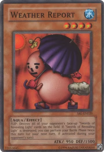 Weather Report (SRL-EN020), Spell Ruler (Worldwide English) — Yu-Gi-Oh! card price
