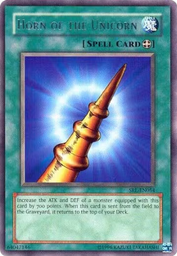 Horn of the Unicorn (SRL-EN054), Spell Ruler (Worldwide English) — Yu-Gi-Oh! card price
