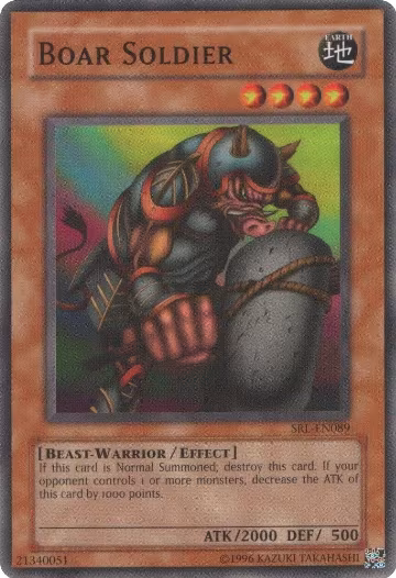 Boar Soldier (SRL-EN089), Spell Ruler (Worldwide English) — Yu-Gi-Oh! card price