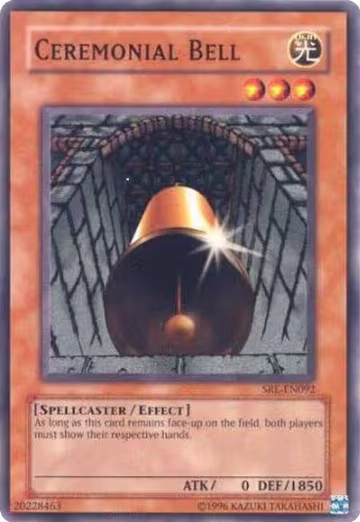 Ceremonial Bell (SRL-EN092), Spell Ruler (Worldwide English) — Yu-Gi-Oh! card price