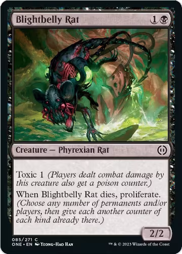 Blightbelly Rat (85), Phyrexia: All Will Be One — Magic card price