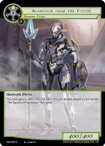 Aggressor from the Future (TWS-052 N), The War of the Suns — Force of Will card price