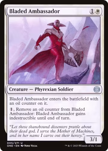Bladed Ambassador (5), Phyrexia: All Will Be One — Magic card price