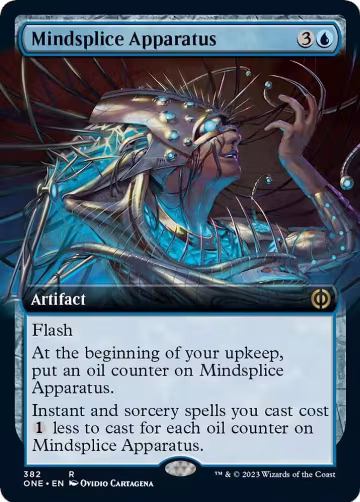 Mindsplice Apparatus (Extended Art) (382), Phyrexia: All Will Be One — Magic card price