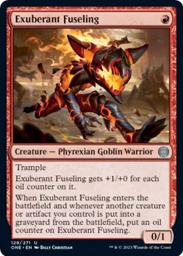 Exuberant Fuseling (129), Phyrexia: All Will Be One — Magic card price