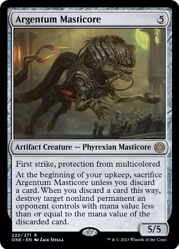Argentum Masticore (222), Phyrexia: All Will Be One — Magic card price