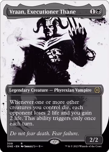 Vraan, Executioner Thane (Showcase) (309), Phyrexia: All Will Be One — Magic card price