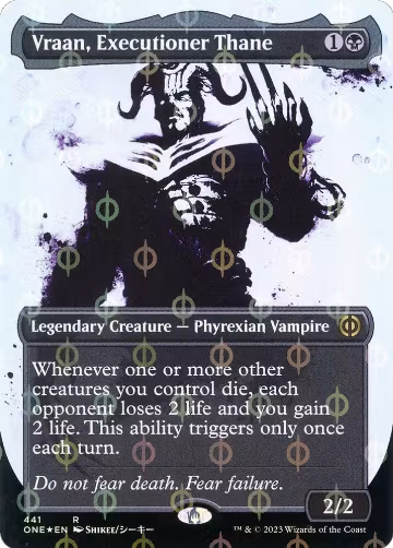 Vraan, Executioner Thane (Showcase) (Step-and-Compleat Foil) (441), Phyrexia: All Will Be One — Magic card price