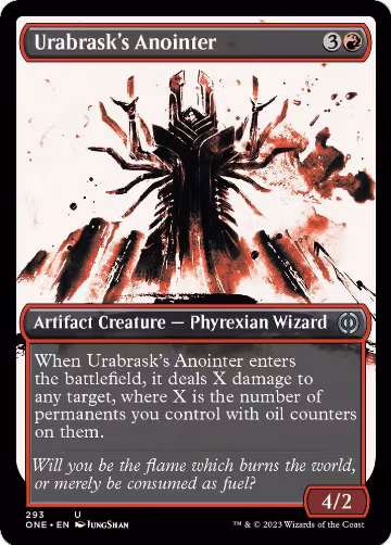 Urabrask's Anointer (Showcase) (293), Phyrexia: All Will Be One — Magic card price