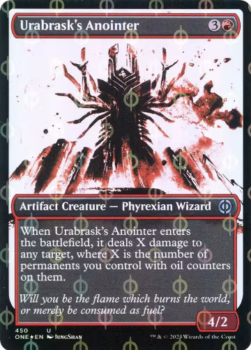 Urabrask's Anointer (Showcase) (Step-and-Compleat Foil) (450), Phyrexia: All Will Be One — Magic card price