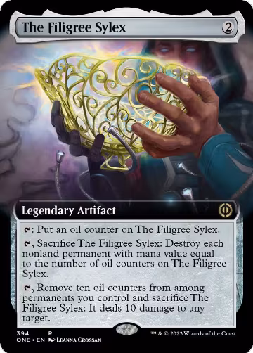 The Filigree Sylex (Extended Art) (394), Phyrexia: All Will Be One — Magic card price