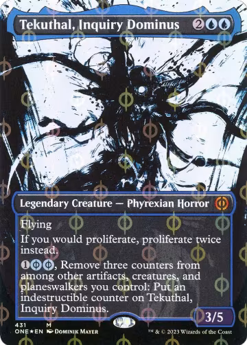 Tekuthal, Inquiry Dominus (Showcase) (Step-and-Compleat Foil) (431), Phyrexia: All Will Be One — Magic card price