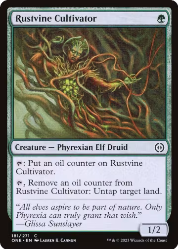Rustvine Cultivator (181), Phyrexia: All Will Be One — Magic card price