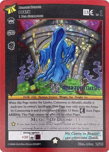 Death (Amazon Music) (2/38), Hiroquest 2.0 — MetaZoo card price