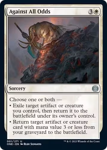 Against All Odds (1), Phyrexia: All Will Be One — Magic card price