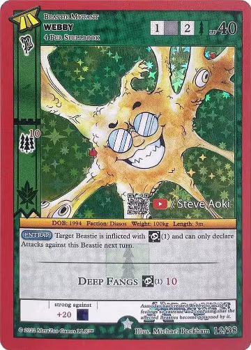 Webby (Youtube Aoki) (12/38), Hiroquest 2.0 — MetaZoo card price
