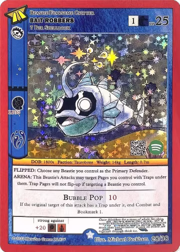 Bait Robbers (Spotify) (28/38), Hiroquest 2.0 — MetaZoo card price