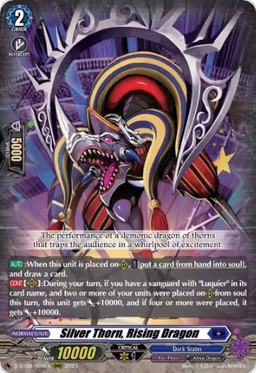 Silver Thorn, Rising Dragon (D-BT08/004EN), D-BT08: Minerva Rising — Vanguard card price