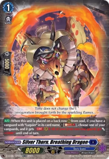 Silver Thorn, Breathing Dragon (D-BT08/020EN), D-BT08: Minerva Rising — Vanguard card price