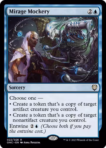 Mirage Mockery (22), Commander: Phyrexia: All Will Be One — Magic card price