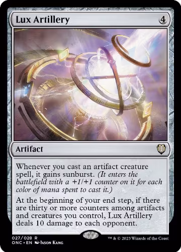 Lux Artillery (27), Commander: Phyrexia: All Will Be One — Magic card price