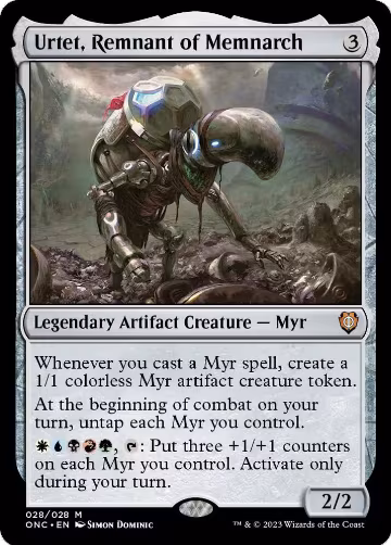 Urtet, Remnant of Memnarch (28), Commander: Phyrexia: All Will Be One — Magic card price