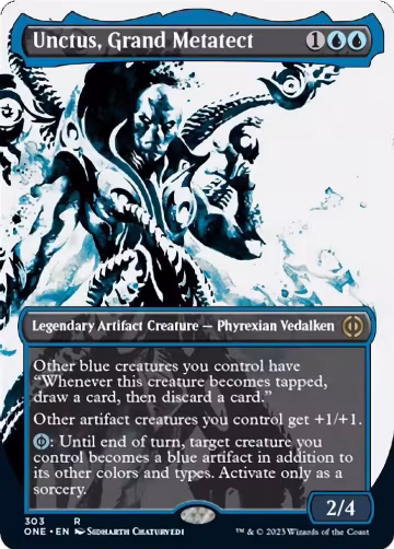 Unctus, Grand Metatect (Showcase) (303), Phyrexia: All Will Be One — Magic card price