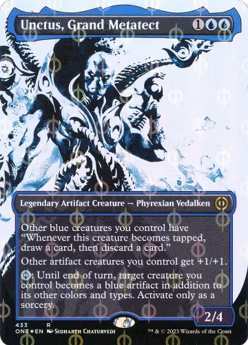 Unctus, Grand Metatect (Showcase) (Step-and-Compleat Foil) (433), Phyrexia: All Will Be One — Magic card price