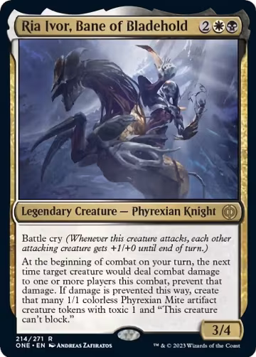 Ria Ivor, Bane of Bladehold (214), Phyrexia: All Will Be One — Magic card price