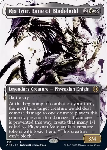 Ria Ivor, Bane of Bladehold (Showcase) (323), Phyrexia: All Will Be One — Magic card price