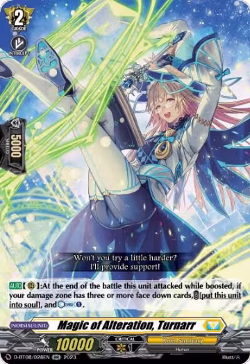 Magic of Alteration, Turnarr (D-BT08/028EN), D-BT08: Minerva Rising — Vanguard card price