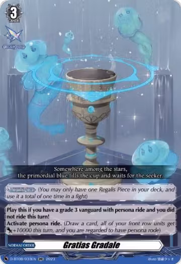 Gratias Gradale (D-BT08/033EN), D-BT08: Minerva Rising — Vanguard card price