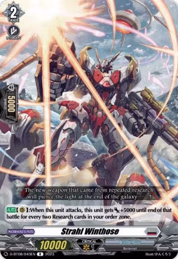 Strahl Winthose (D-BT08/043EN), D-BT08: Minerva Rising — Vanguard card price
