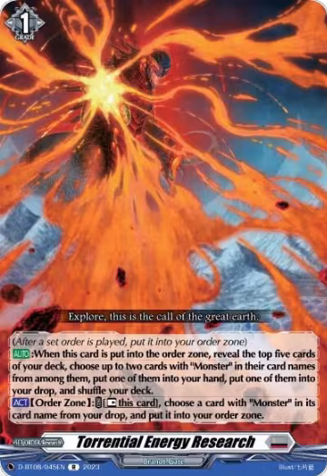 Torrential Energy Research (D-BT08/045EN), D-BT08: Minerva Rising — Vanguard card price