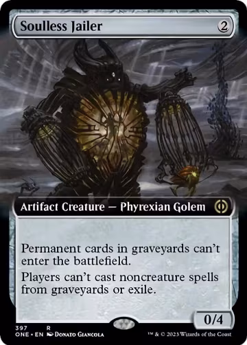 Soulless Jailer (Extended Art) (397), Phyrexia: All Will Be One — Magic card price