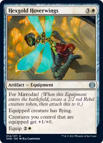 Hexgold Hoverwings (14), Phyrexia: All Will Be One — Magic card price